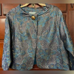 Tracy Reese Blue & Gold Jacket!